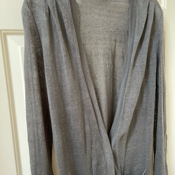 Classiques Entier Longline Linen Cardigan Size Small - Picture 3 of 8